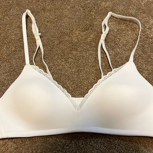 Aerie White Wireless Bra